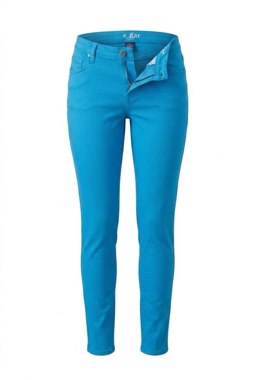 Blue Faith Women's Size 12 Bright Blue Skinny Jeans item 233